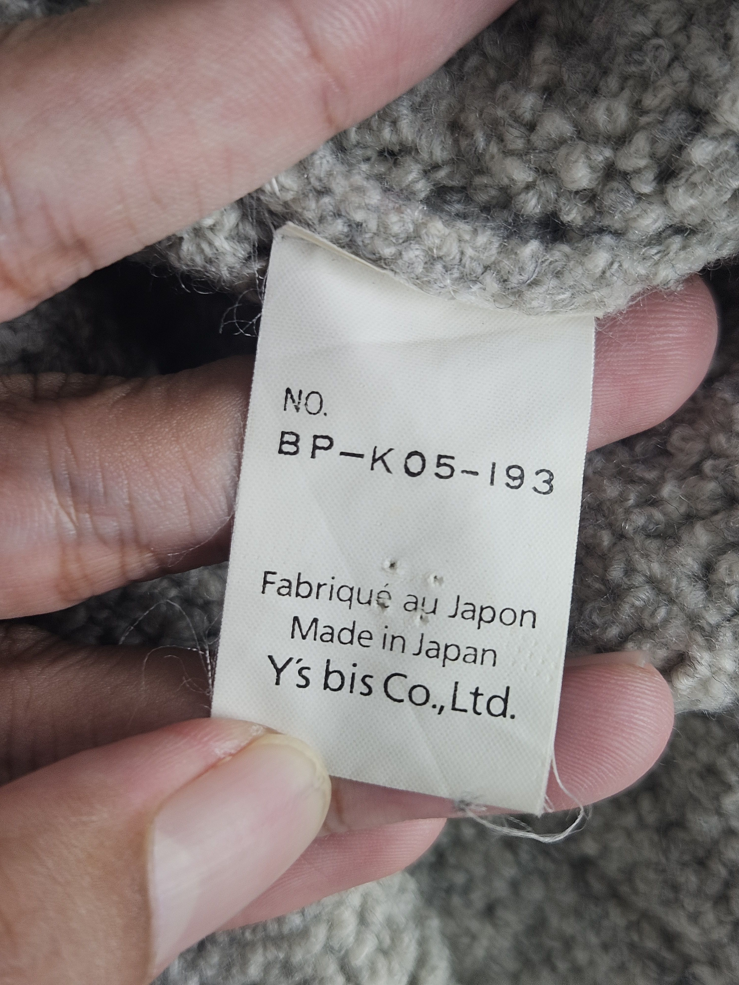 Yohji Yamamoto Y's Bis yohji Yamamoto knit shirt Size US M / EU 48-50 / 2 - 5 Thumbnail