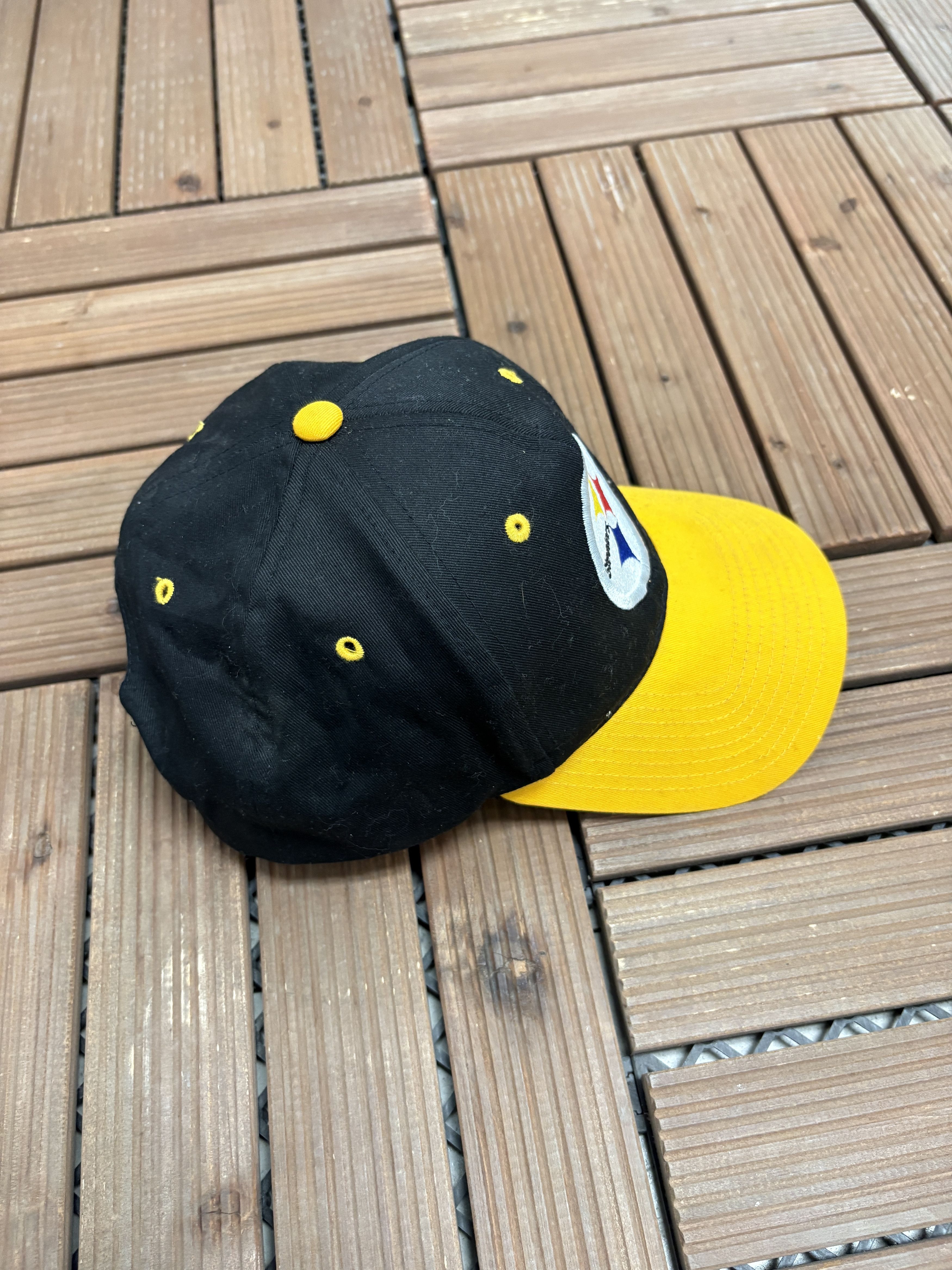 Vintage Pittsburgh Steelers Vintage Embroidered Snap Back Hat Size ONE SIZE - 4 Thumbnail