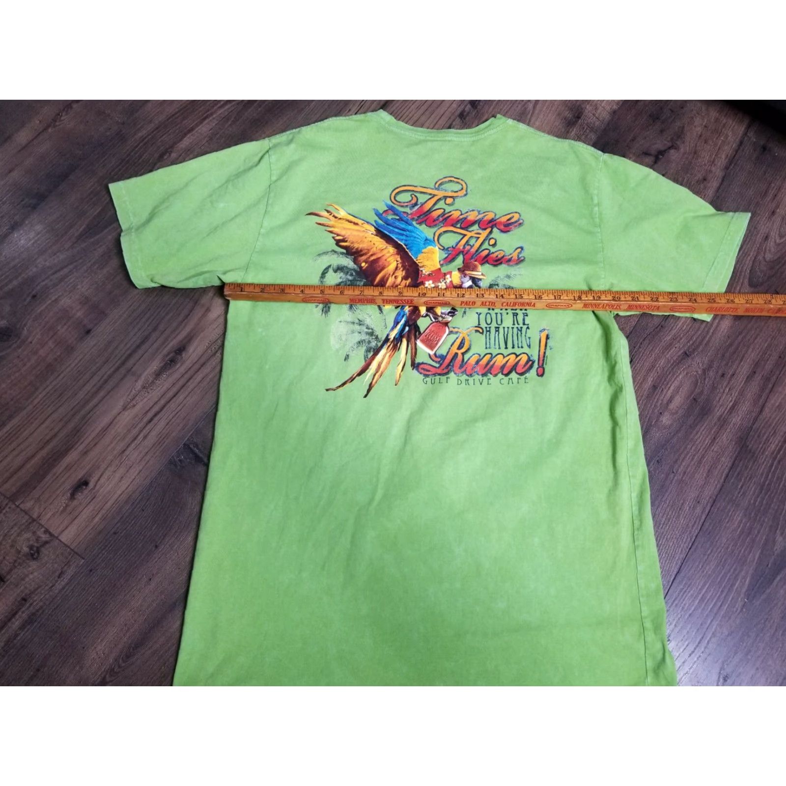 CO Mens L Duck Co Marco Island Florida Time Flies When You're Having Rum Tee Shirt Size US L / EU 52-54 / 3 - 3 Thumbnail