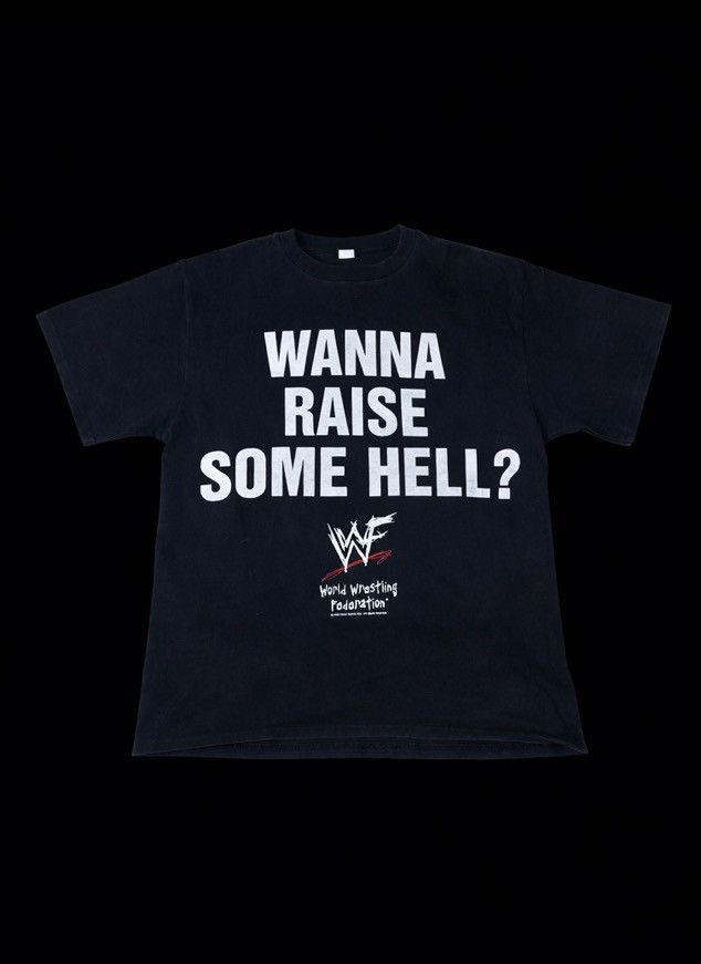 Vintage 1997 STONE COLD WWF (WANNA RAISE SOME HELL) VINTAGE SHIRT Size US L / EU 52-54 / 3 - 1 Thumbnail