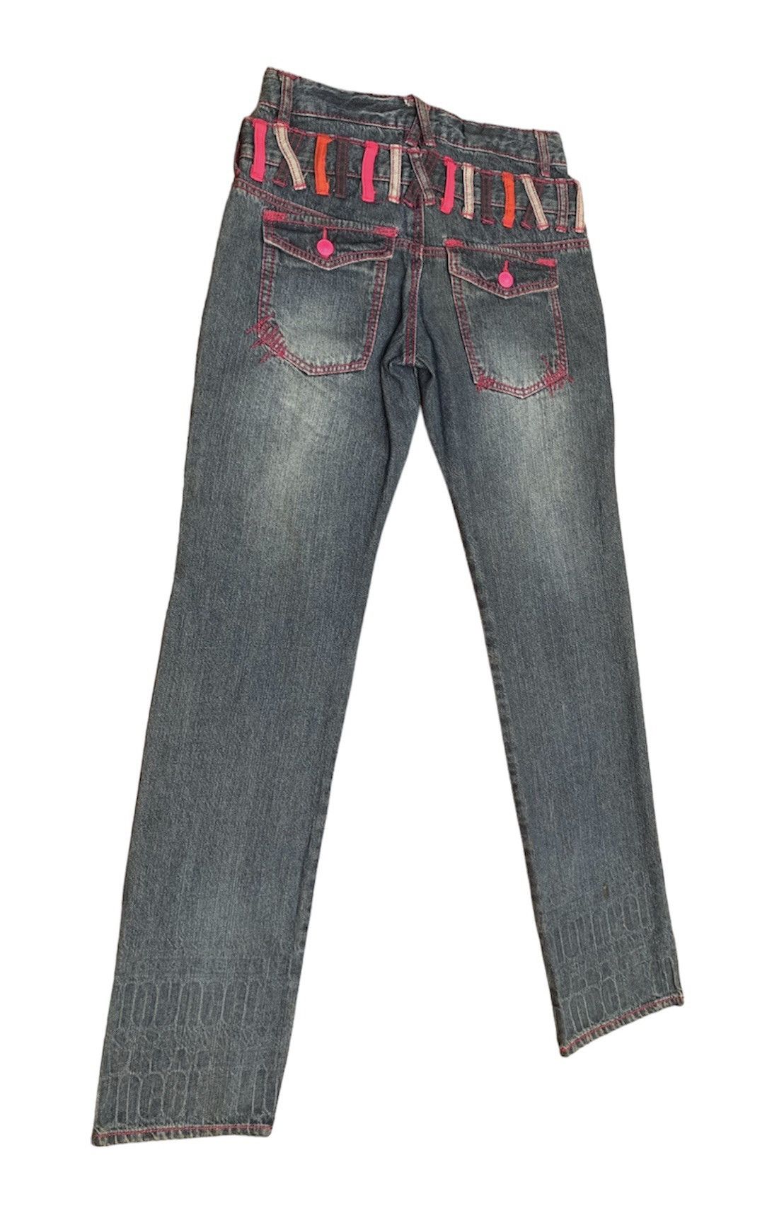 Fiorucci Rare.. Fiorucci Double Waist ZipperJean Pants Size US 28 / EU 44 - 4 Thumbnail