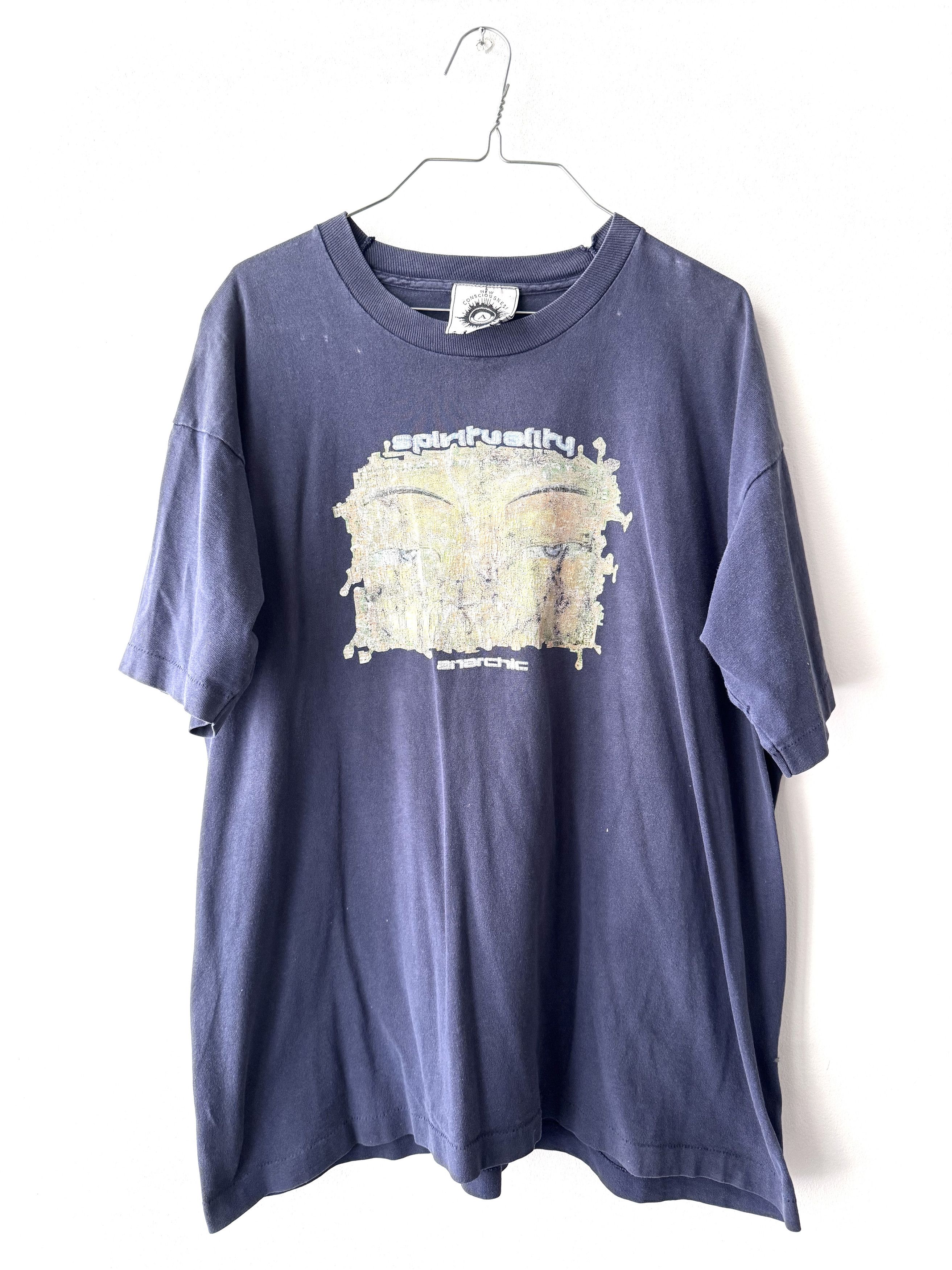 Vintage Anarchic Adjustment Spirituality T-Shirt SZ XL Size US XL / EU 56 / 4 - 1 Thumbnail