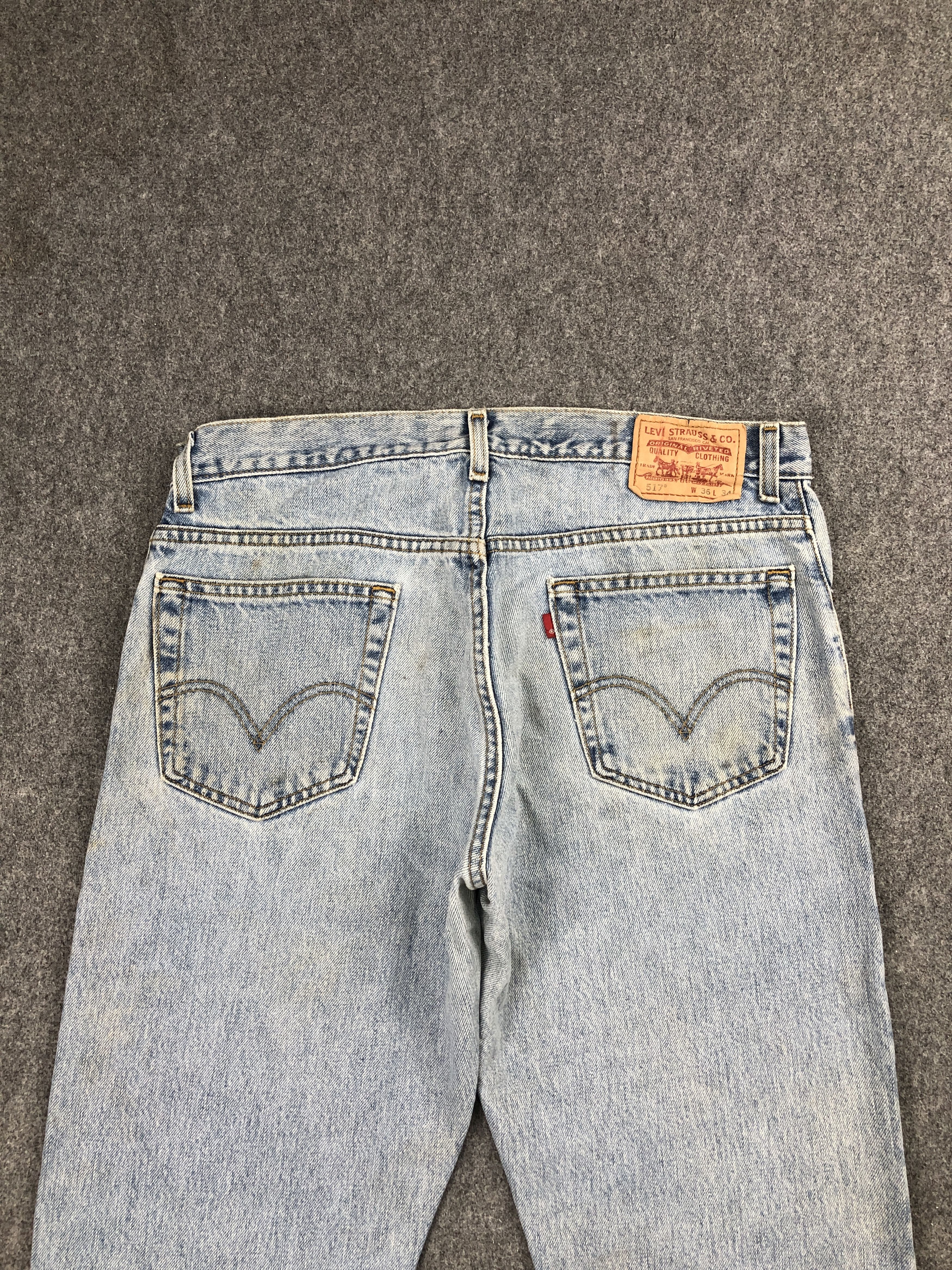 Levi's Vintage Levis 517 Flared Bootcut Jeans DP2452 Size US 35 - 4 Thumbnail