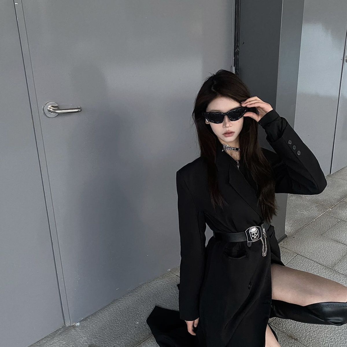 Electric Visual New Design Street ins style custom avant-garde sunglasses Size ONE SIZE - 4 Thumbnail