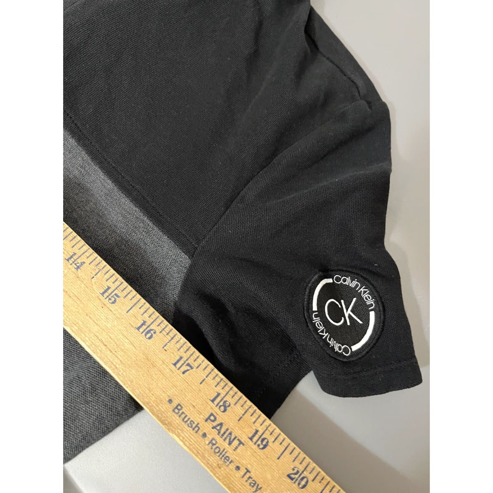 Calvin Klein Calvin Klein Polo Shirt Men Black 1/4 Zip Collared Short Sleeve Size S/Small Logo Zipper Regular Fit Top Size US S / EU 44-46 / 1 - 5 Thumbnail
