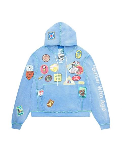 Better With Age Better With Age 'Gentlemen's Waffle' Blue Hoodie Size US XXL / EU 58 / 5 - 1 Preview