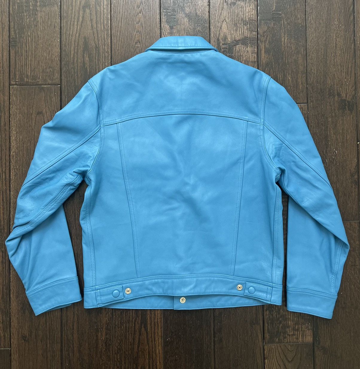 Supreme Supreme FW18 Leather Trucker Jacket Size US S / EU 44-46 / 1 - 2 Thumbnail