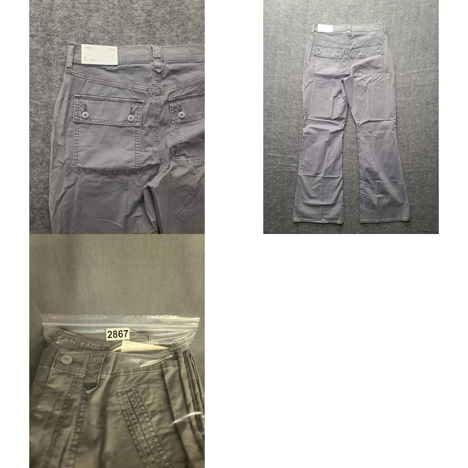 American Eagle Outfitters VINTAGE American Eagle Outfitters Pants Womens 6x31 Regular Flared Leg High Rise Festival 90s Womens Size 28" / US 6 / IT 42 - 9 Thumbnail