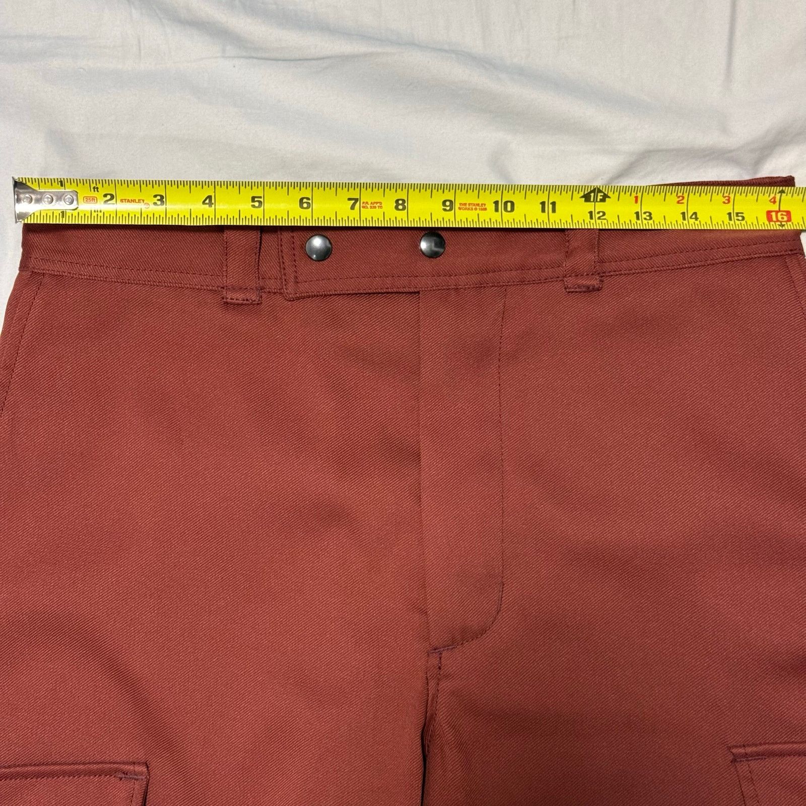 Bluemarble Rare Luxury Bluemarble Paris Brick Red Utility Cargo Pants Size US 32 / EU 48 - 6 Thumbnail