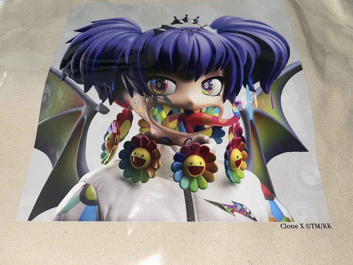 Takashi Murakami MURAKAMI RTFKT Clone X Nike NFT Tote Bag Legit DS Flower B Size ONE SIZE - 3 Thumbnail