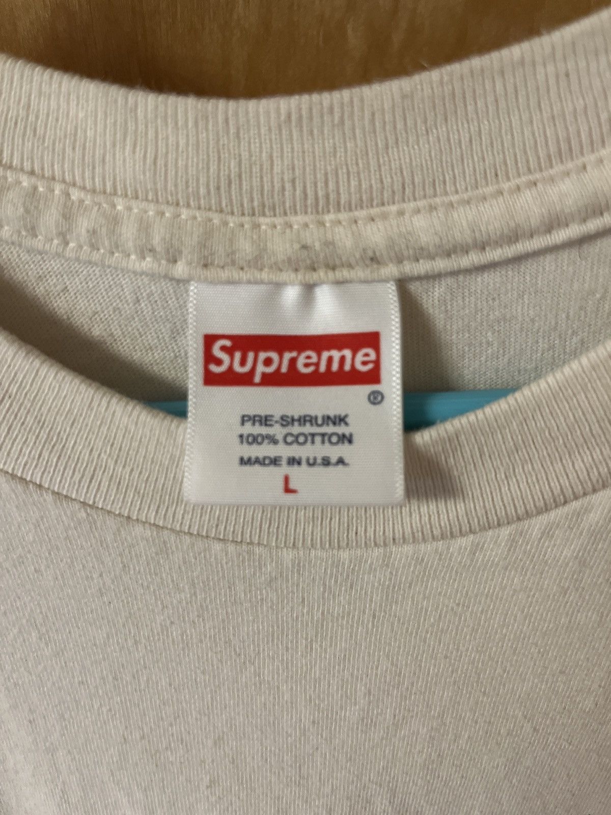 Supreme Supreme Person Tee ‘Natural’ Size US L / EU 52-54 / 3 - 3 Thumbnail