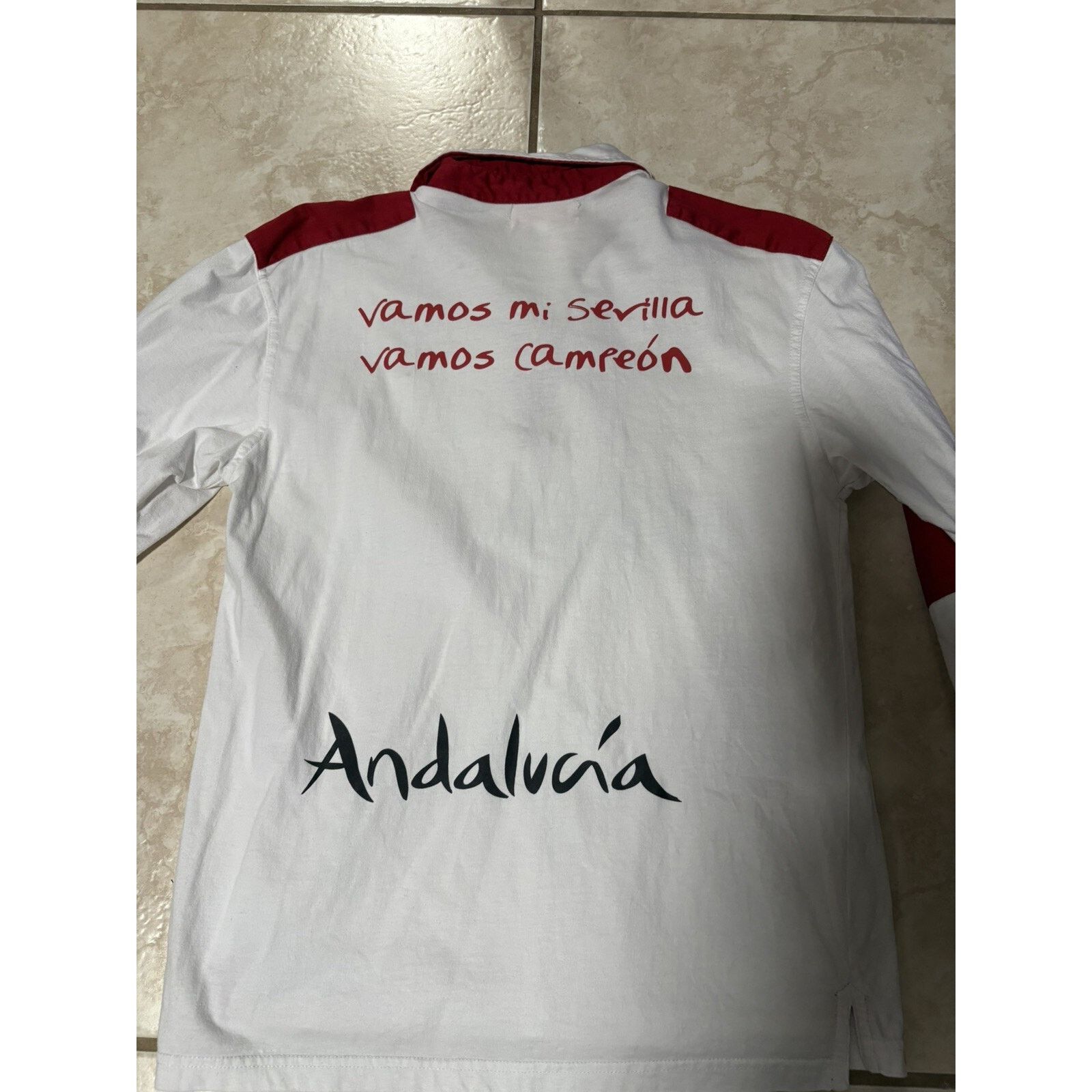 Vintage 2000s Sevilla Fc La Liga Long sleeve cotton Jersey - Small Size US S / EU 44-46 / 1 - 5 Thumbnail