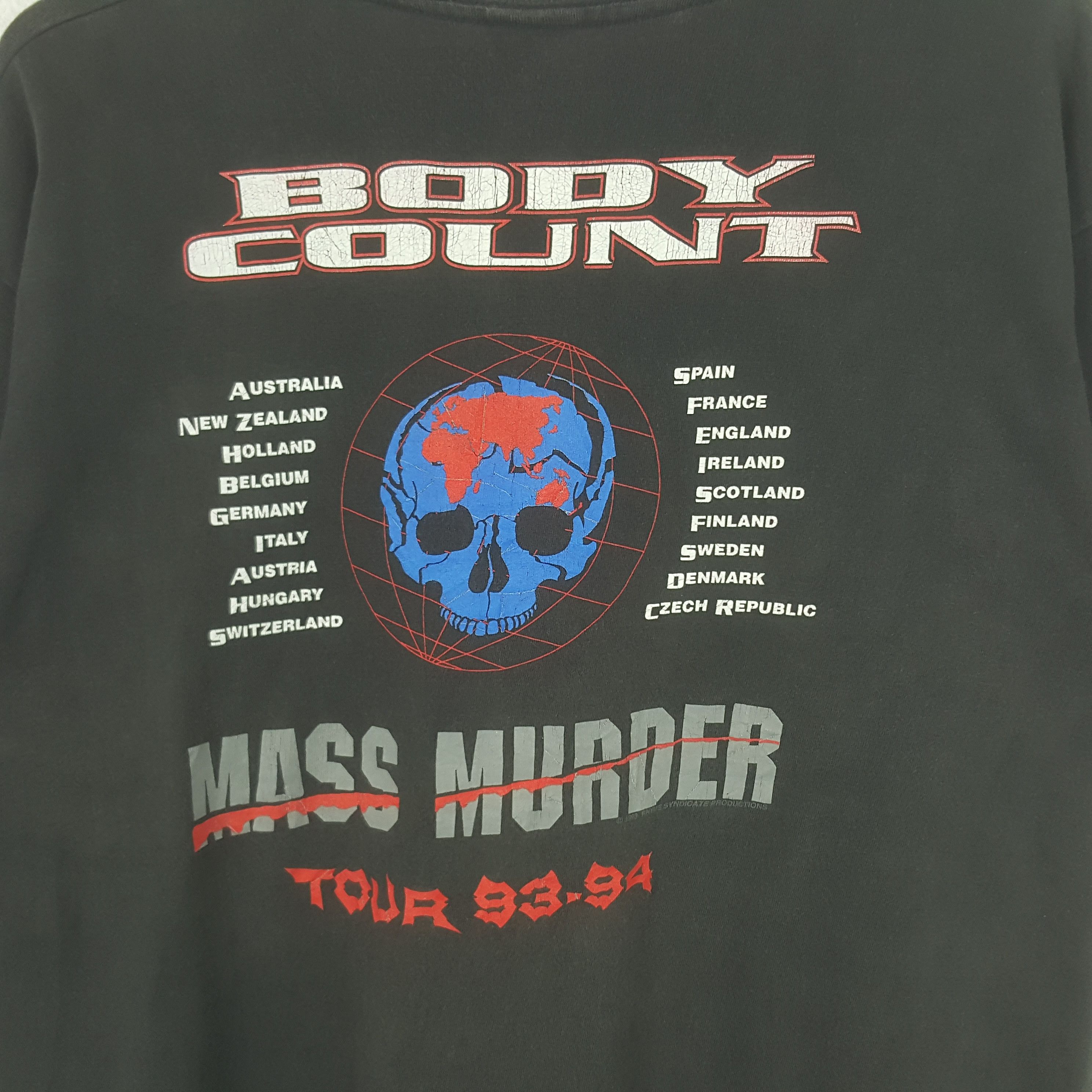 Band Tees Vintage Body Count Rock Band Tour 90's Tshirt 32 Size US L / EU 52-54 / 3 - 4 Thumbnail