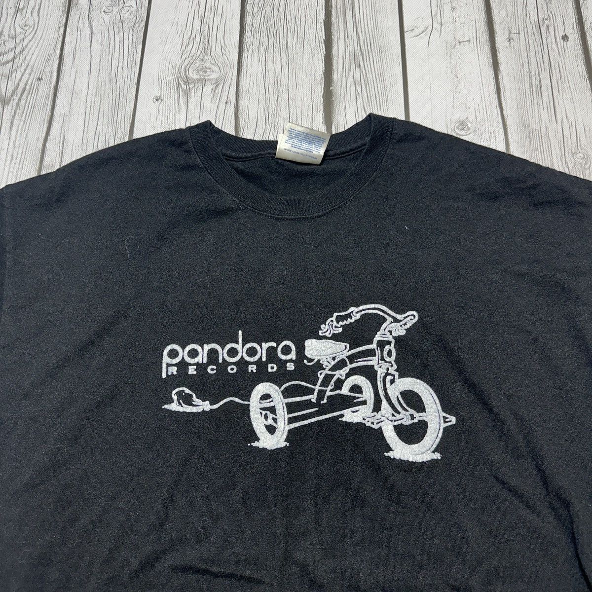 Hanes × Vintage Vintage Pandora Records tee Size US L / EU 52-54 / 3 - 3 Thumbnail