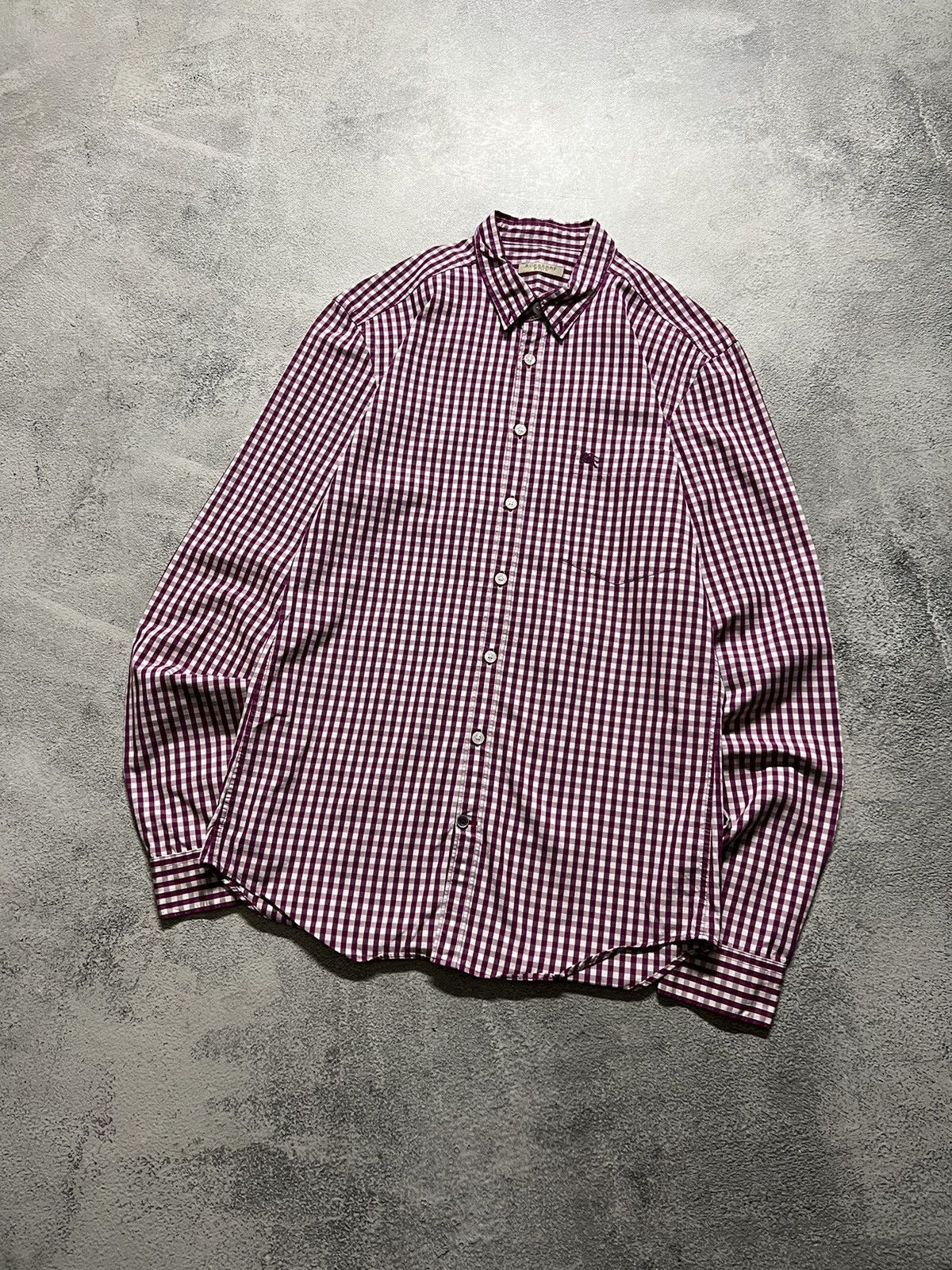 Burberry Vintage Burberry Brit Check Button Up Shirt 00’s Size US S / EU 44-46 / 1 - 5 Thumbnail