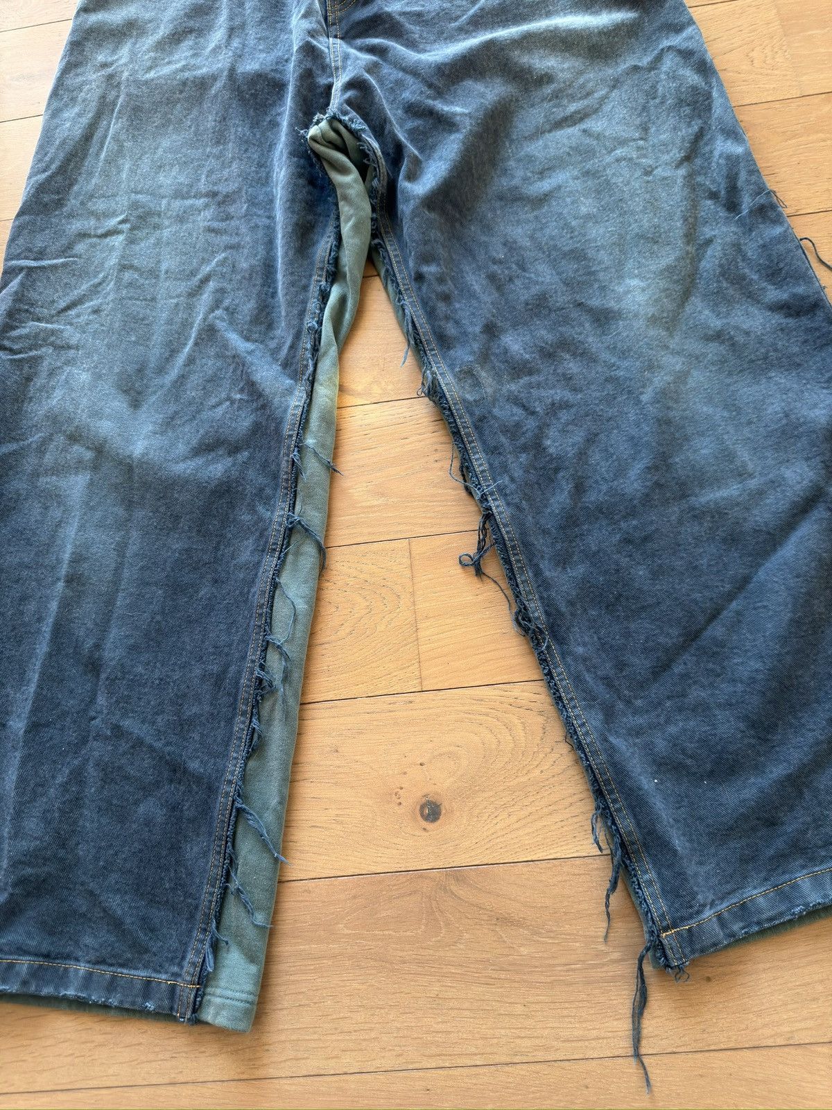 Balenciaga BALENCIAGA HYBRID SWEETPANTS DENIM Size US 33 - 2 Thumbnail