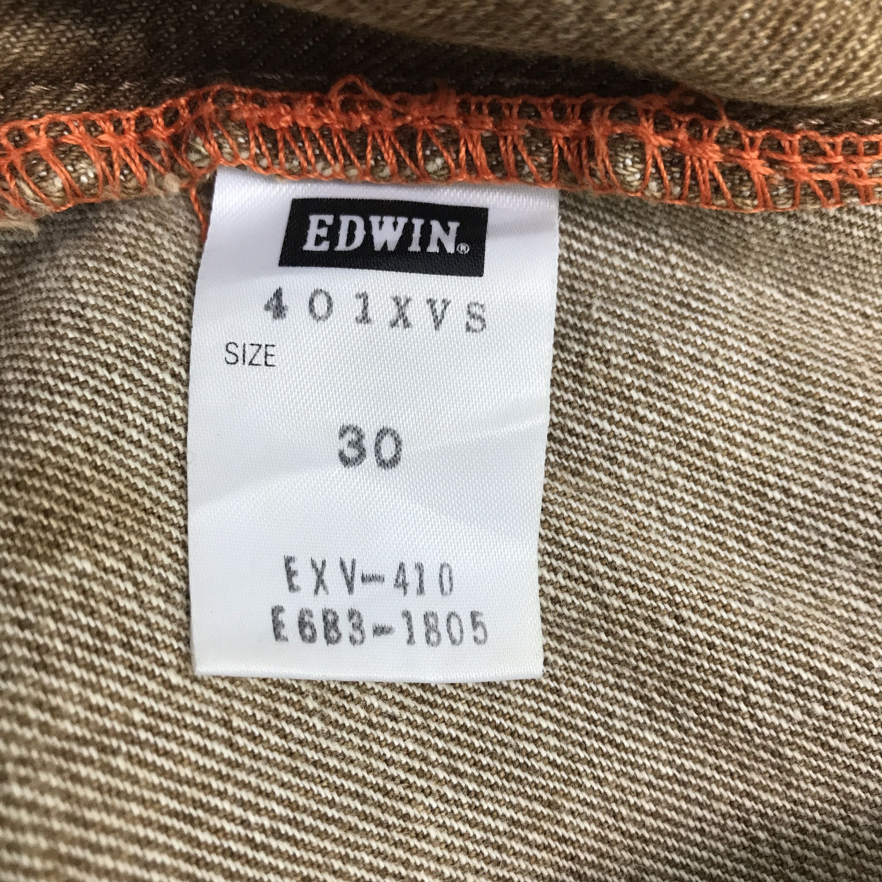 Edwin × Japanese Brand Rare edwin xv-s denim Jeans Size US 30 / EU 46 - 12 Thumbnail