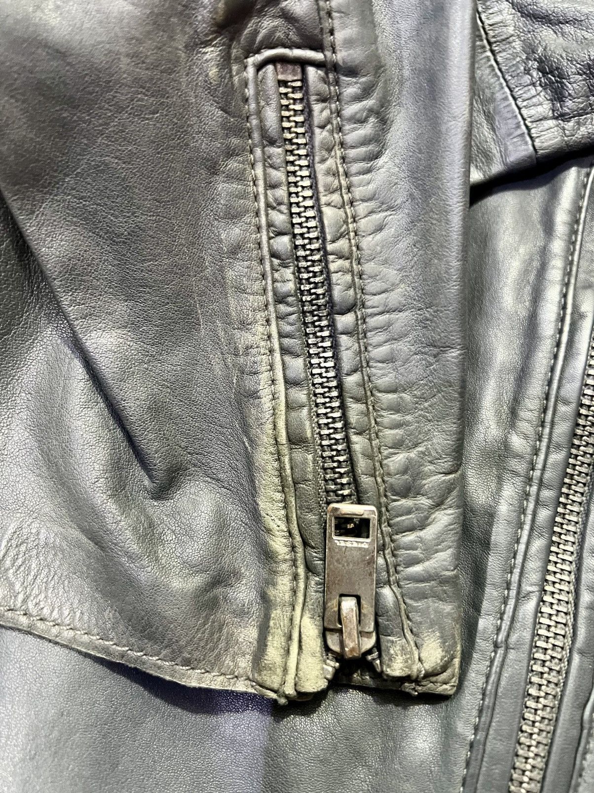 Diesel Diesel L-All-RAW leather jacket size XL Size US L / EU 52-54 / 3 - 11 Thumbnail