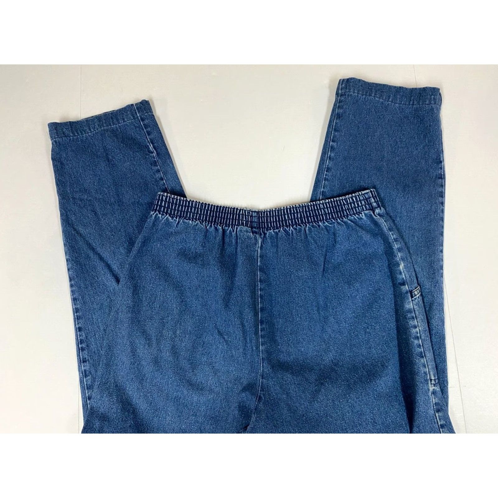 Vintage Sag Harbor Jeans 30x29 Blue Denim Straight Zip Pockets Womens Regular 30 in Inseam 29 in Retro Modern USA Designer Size 30" / US 8 / IT 44 - 5 Thumbnail