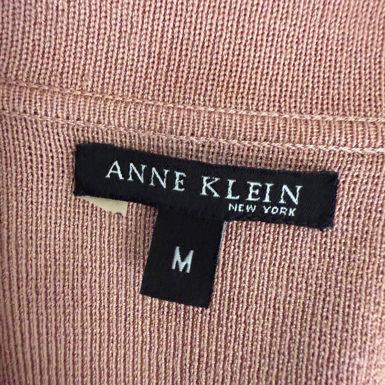 Anne Klein Vintage 90s Blush Pink Anne Klein Cardigan Sweater M Size S / US 4 / IT 40 - 7 Thumbnail