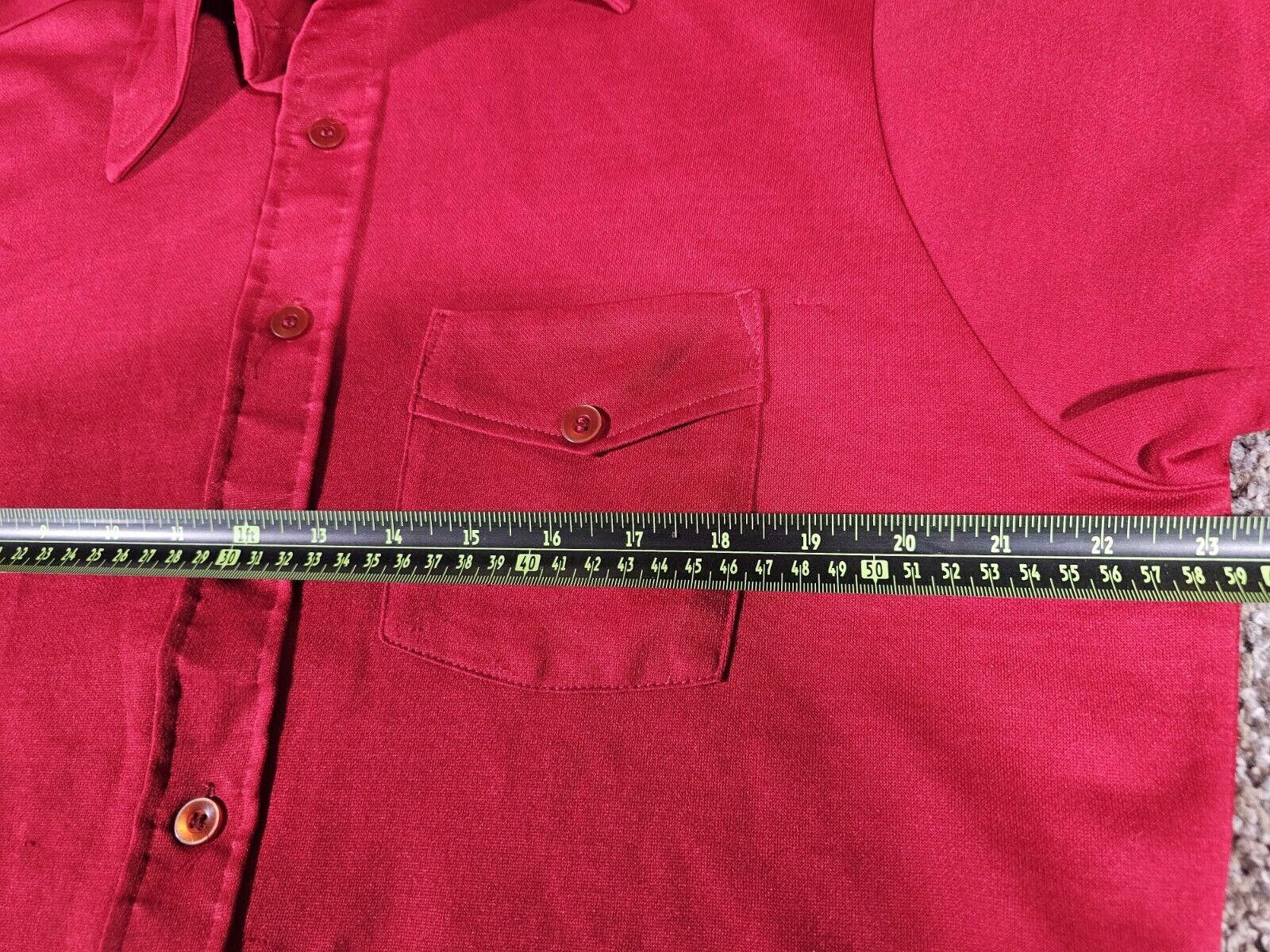 Wrangler Men's Wrangler Red Polo Shirt Button Down SEE MEASUREMENTS Size US M / EU 48-50 / 2 - 5 Thumbnail