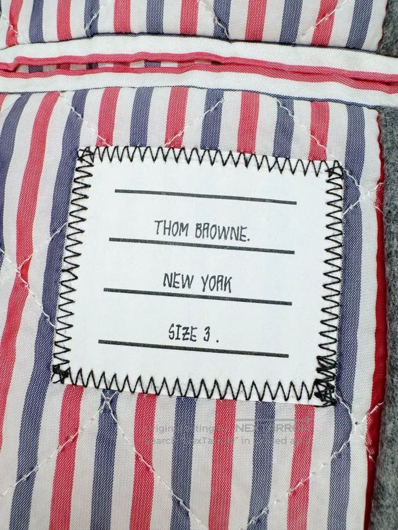 Thom Browne Thom Browne Leather Padded Casual Baseball Jacket Size US L / EU 52-54 / 3 - 5 Thumbnail