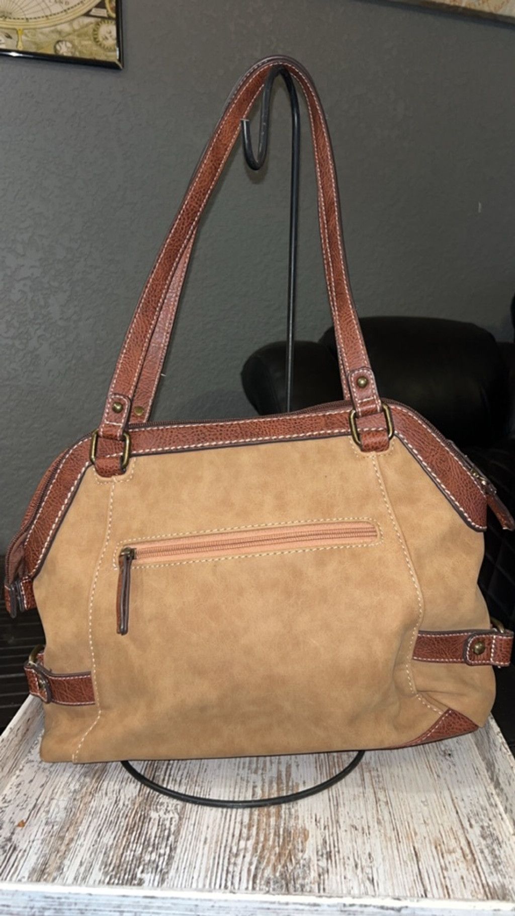 Boc Women's B.O.C Tan & Brown Shoulder Bag One Size Size ONE SIZE - 3 Thumbnail