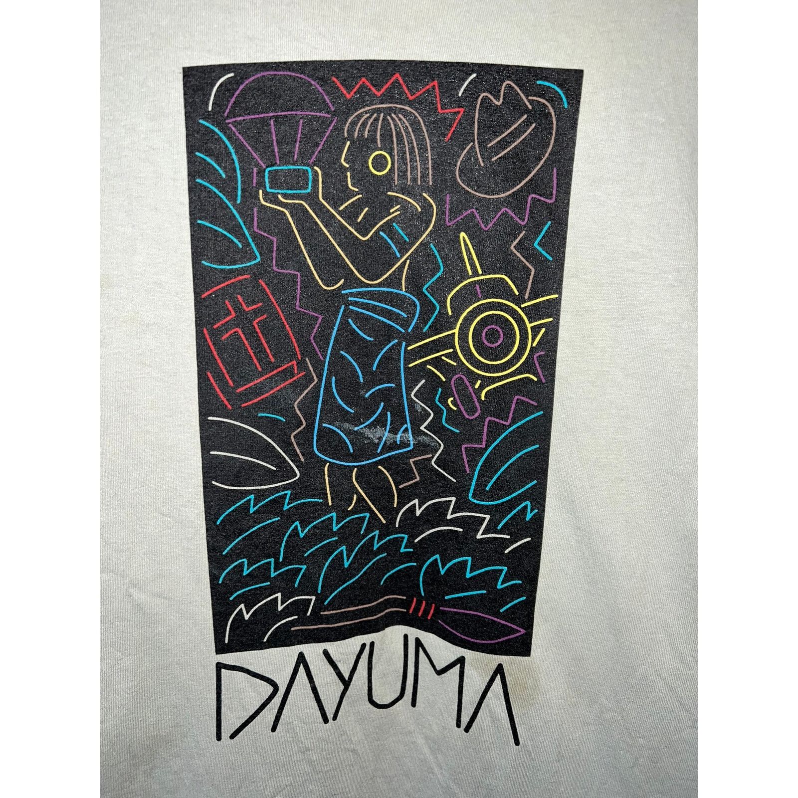Hanes Vintage Dayuma Shirt Christian Green Art Jim Elliot Tee 90s Size US L / EU 52-54 / 3 - 2 Thumbnail