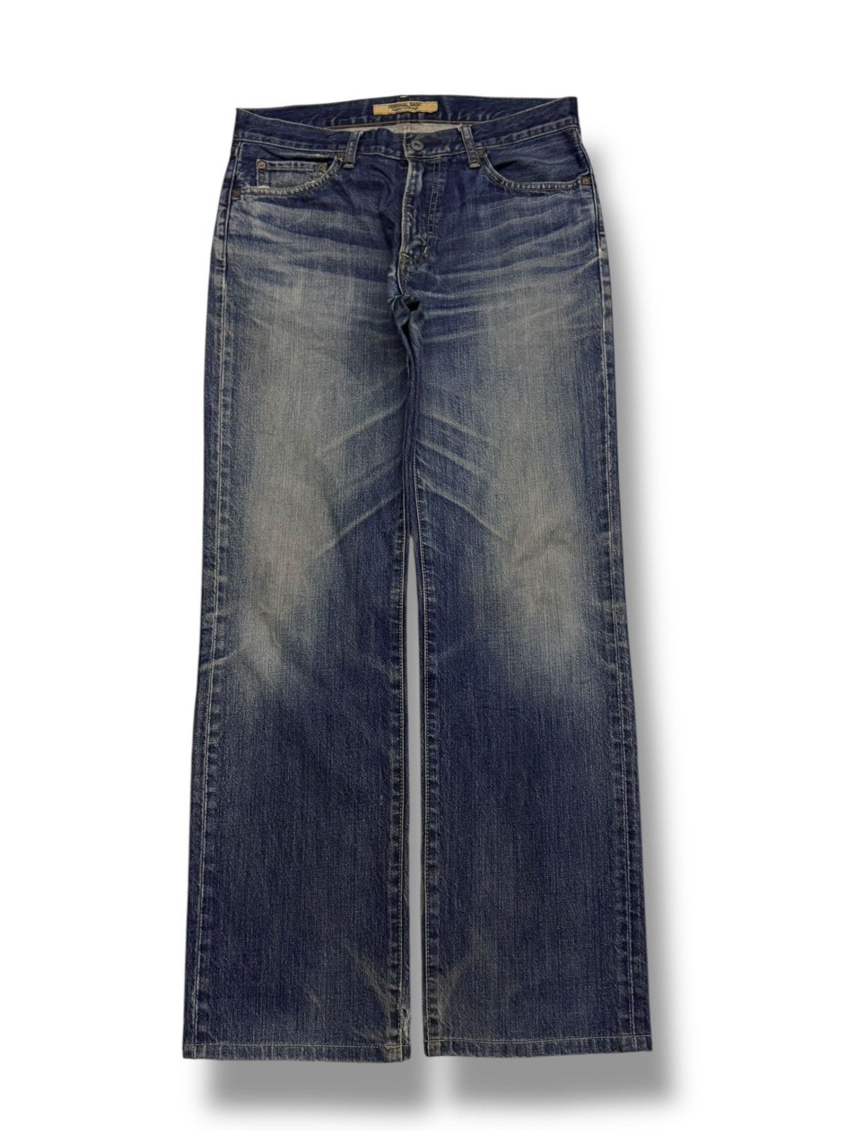 Uniqlo Vintage 00s Uniqlo S-002 Japanese Denim Jeans Y2K | W33 Size US 33 - 2 Thumbnail