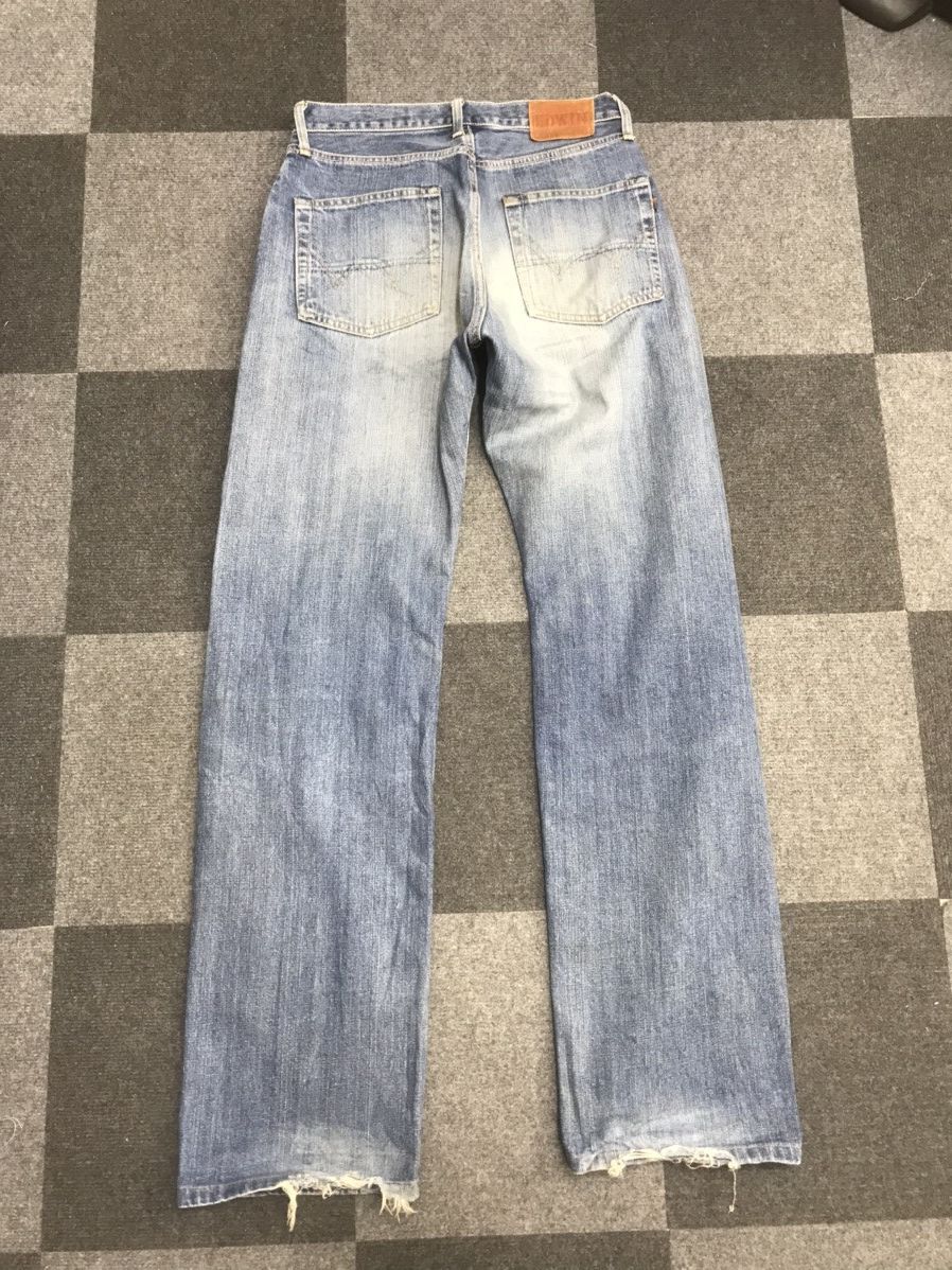 Edwin EDWIN 505 Selvedge Thrashed Distressed Jeans Size US 31 - 11 Thumbnail