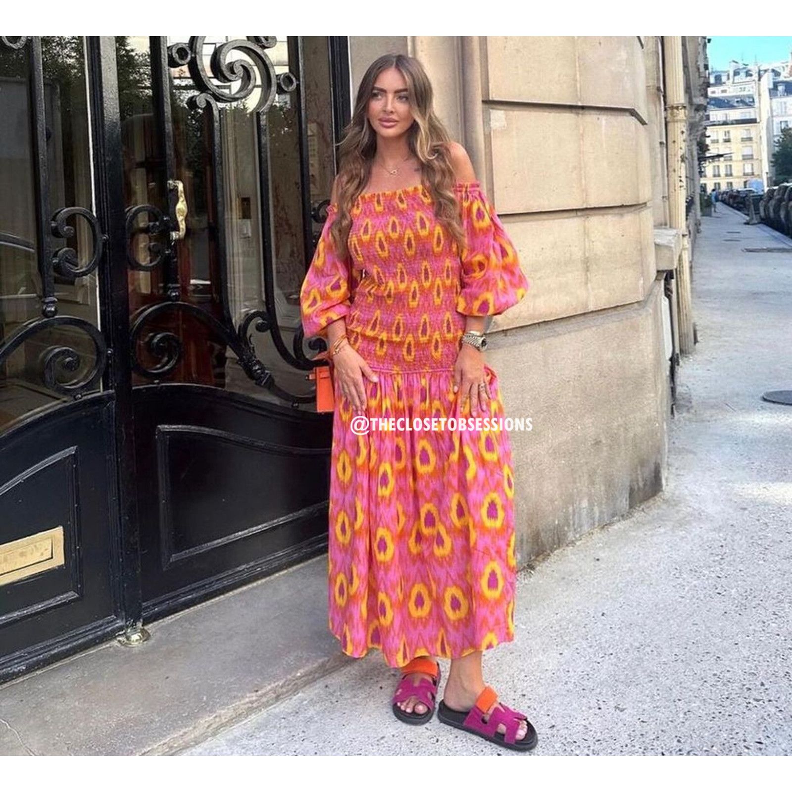 Zara ZARA BLOGGER FAVE!!! Long Dress with Balloon Sleeves NWT Size M / US 6-8 / IT 42-44 - 22 Thumbnail