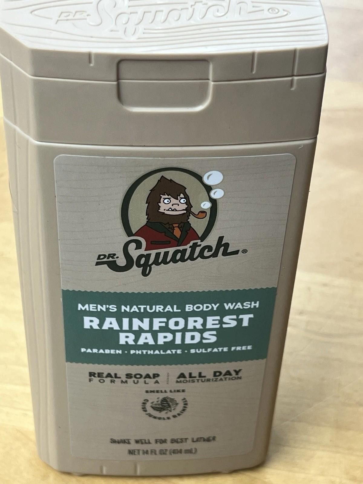 Other Dr. Squatch rainforest Rapids Men’s 14oz Natural Body Wash Size ONE SIZE - 4 Thumbnail
