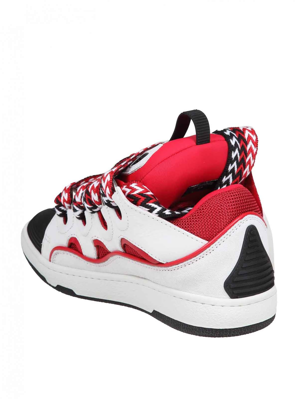 Lanvin oc11z0325 Curb Low-Top Sneakers in Multicolor Size US 9.5 / EU 42-43 - 4 Thumbnail
