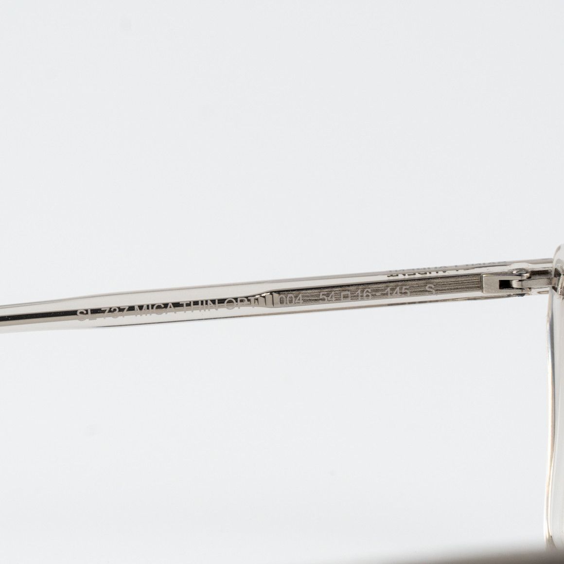 Saint Laurent Paris Saint Laurent Women Eyeglasses Beige SL737 MICA THIN OPT 004 Size ONE SIZE - 7 Thumbnail