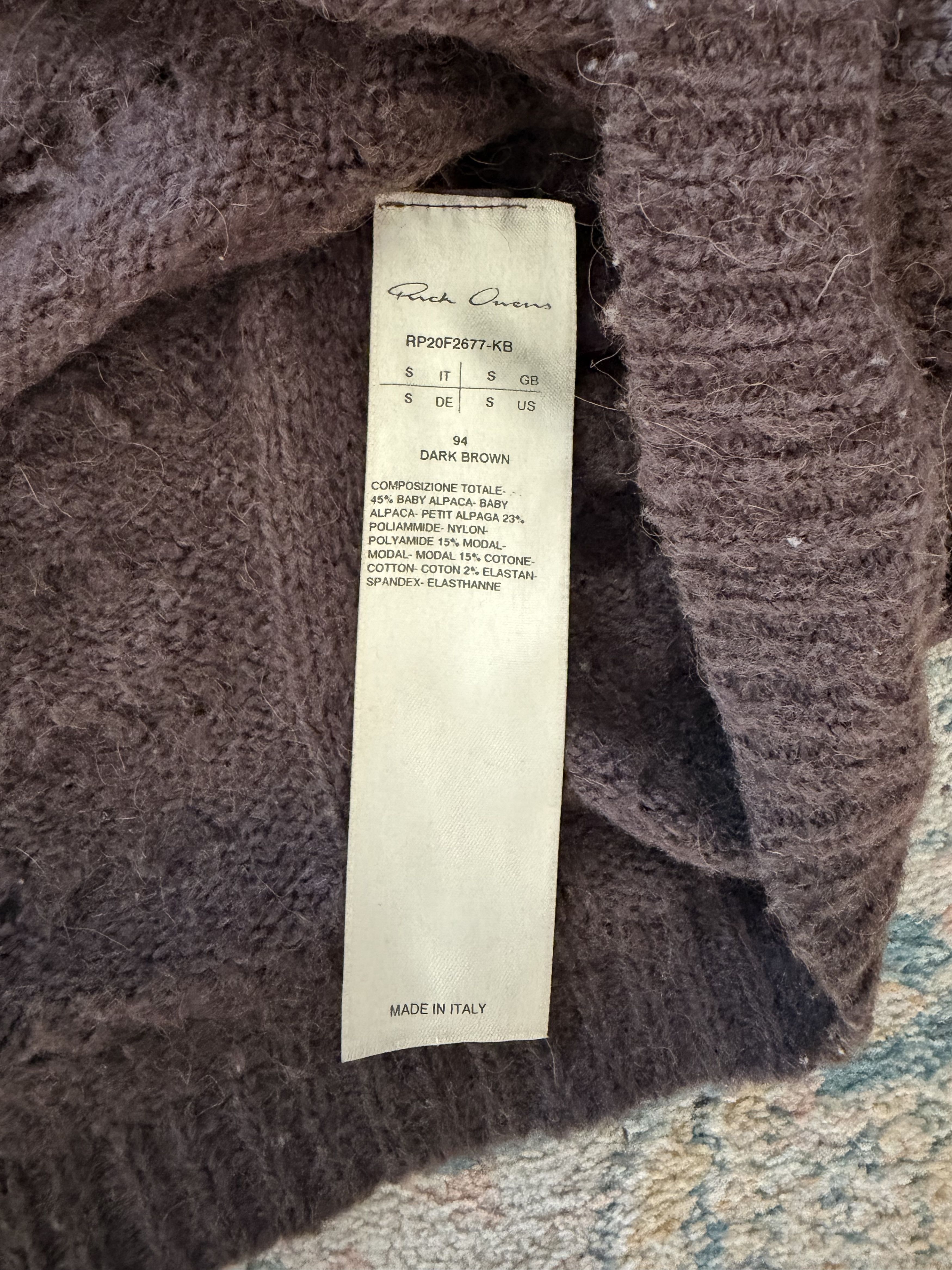 Rick Owens Rick Owens Performa knit Size US S / EU 44-46 / 1 - 5 Thumbnail