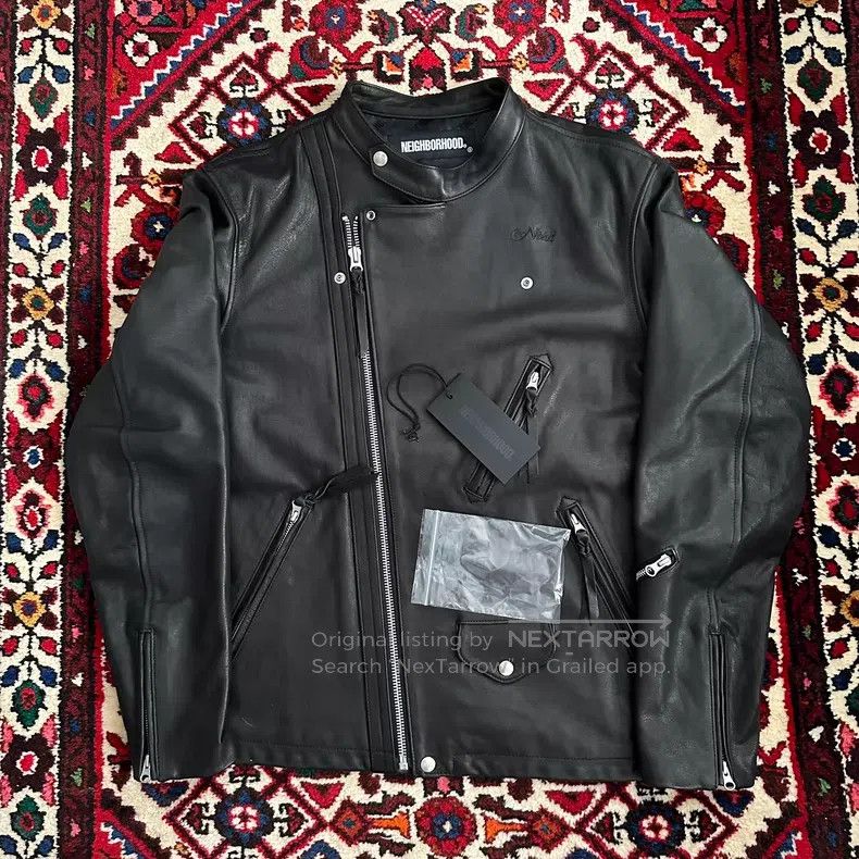 Neighborhood Neighborhood Leather Jacket Size US XL / EU 56 / 4 - 1 Thumbnail