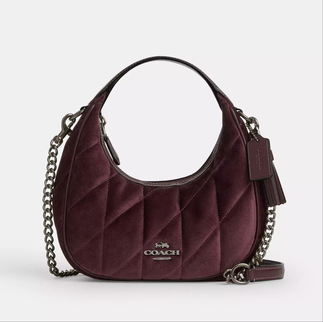 Coach Carmen Mini Crossbody Bag In Organic Cotton With Quilting Size ONE SIZE - 4 Thumbnail