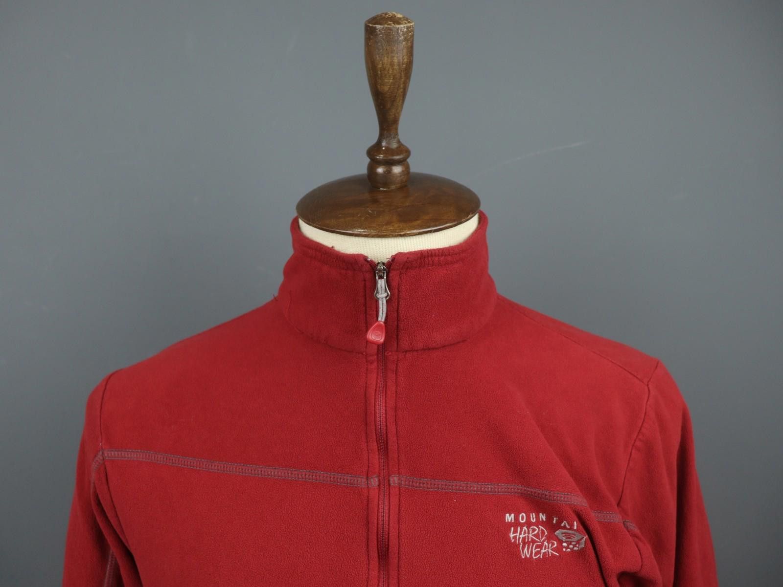 Mountain Hardwear Mountain Hard Wear Red Mock Neck Fleece Sweatshirt Size US M / EU 48-50 / 2 - 2 Thumbnail