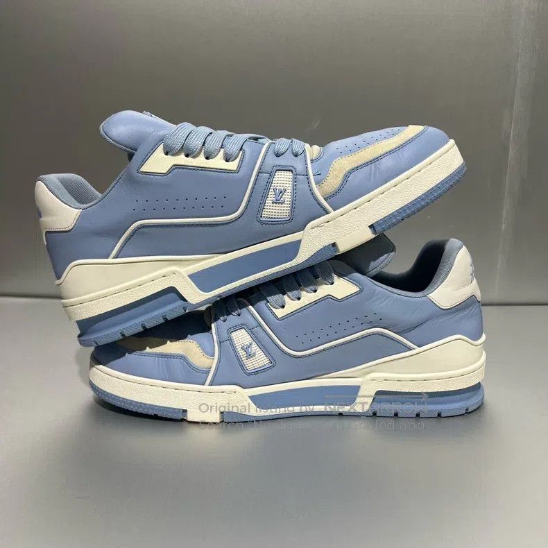 Louis Vuitton Louis Vuitton Trainer Sky Blue Board Shoes Size US 8.5 / EU 41-42 - 4 Thumbnail