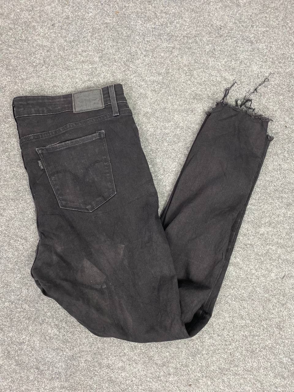 Levi's levis 711 skinny distressed denim nice design Size US 37 - 2 Thumbnail