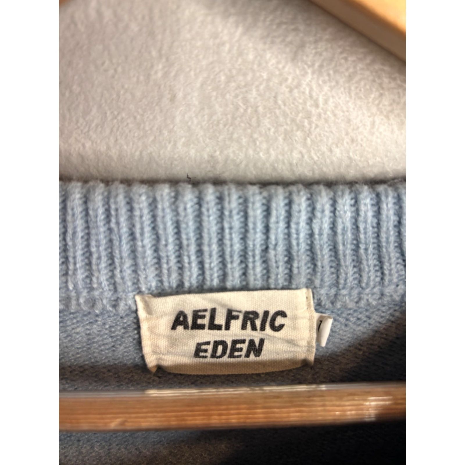 Vintage VINTAGE Aelfric Eden Sweater Mens S Blue Goose Knife Murder Graphic Knit Pullover Size US S / EU 44-46 / 1 - 3 Thumbnail