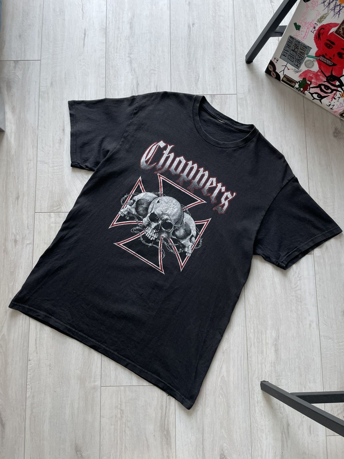 West Coast Choppers Vintage 00’s West Coast Choppers T-shirt Y2K Printed Logo Size US L / EU 52-54 / 3 - 2 Thumbnail