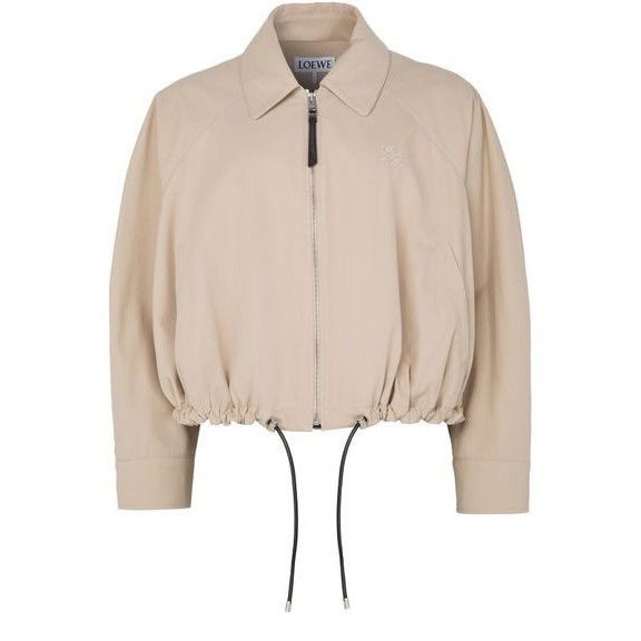 Loewe LOEWE Balloon Beige Pink Cotton Zip Jacket New & Authentic ( Size M / US 6-8 / IT 42-44 - 1 Thumbnail