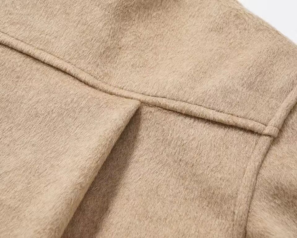 Other Streetwear Woolen Zipper Loose Basic Coat Jacket Bomber Size US M / EU 48-50 / 2 - 4 Thumbnail