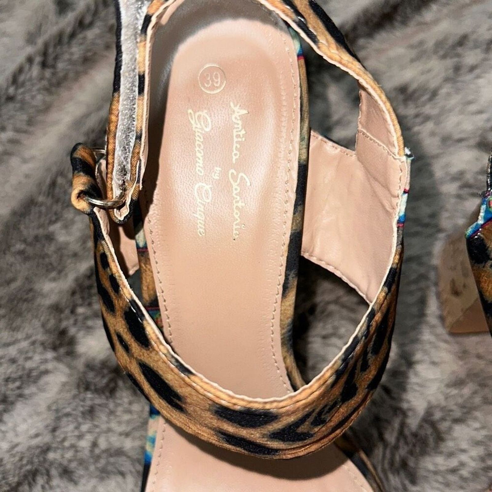 Other Antica Sartoria Italian Cork Platform Sandals | Sz 39 Size US 8.5 / IT 38.5 - 3 Thumbnail