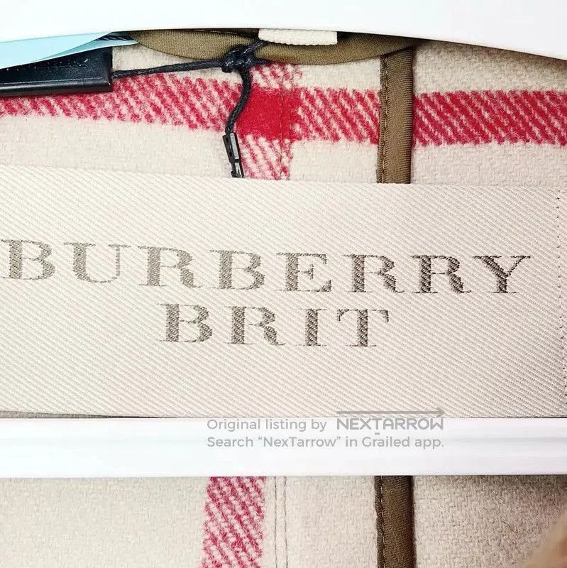 Burberry Burberry Brown Multi-Color Cotton Women's Coat. Size M / US 6-8 / IT 42-44 - 3 Thumbnail