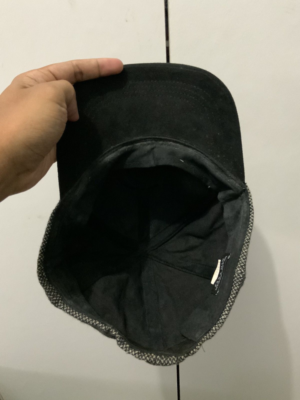 Zara Zara Big Logo Fitted Hat Size ONE SIZE - 9 Thumbnail