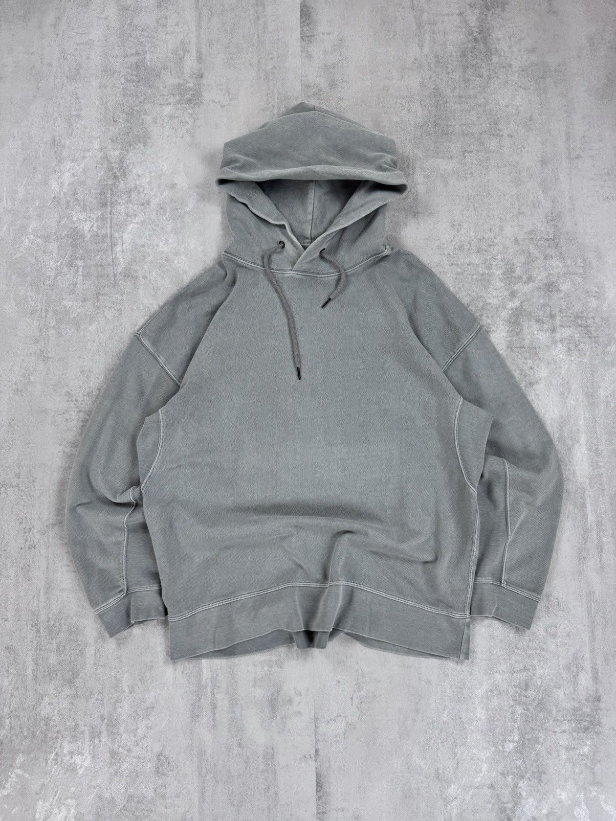 Zara ZARA Mens Hoodie washed grey size Large Size US L / EU 52-54 / 3 - 1 Thumbnail