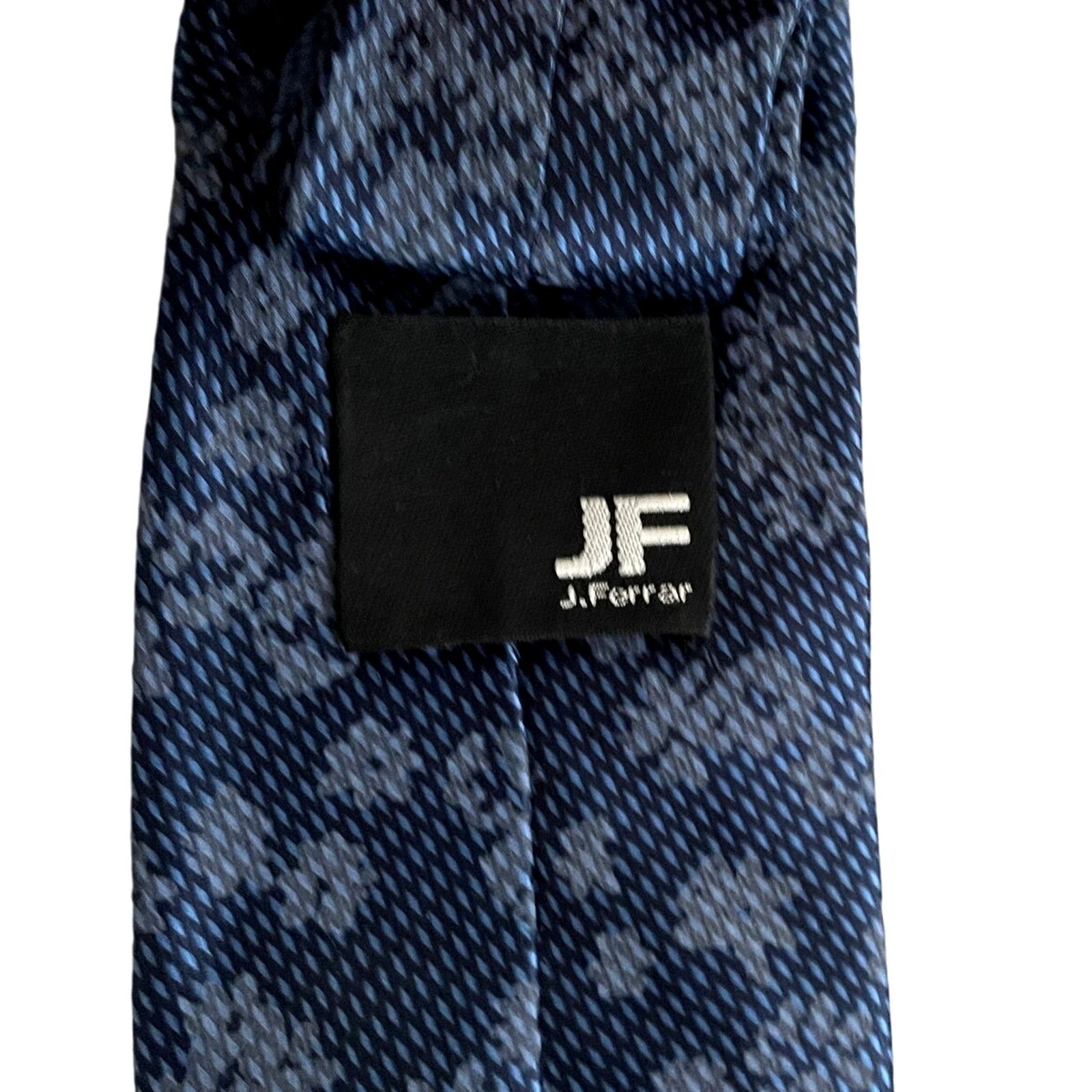 J Ferrar Set J Ferrar Narrow Indigo Floral Tie White Pocket Square Size ONE SIZE - 8 Thumbnail