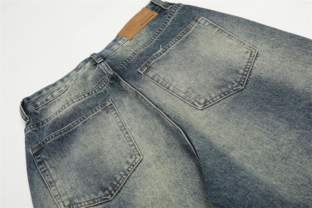 Vintage Men's punk gradient washed distressed loose ripped jeans Size US 32 / EU 48 - 5 Thumbnail